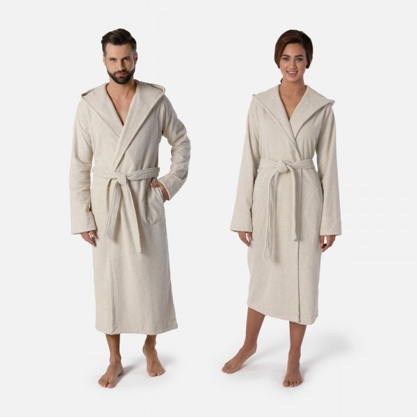 möve Wellbeing hooded bathrobe S. S