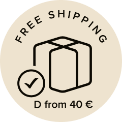 Free Shipping (D) on orders of 40€ or more